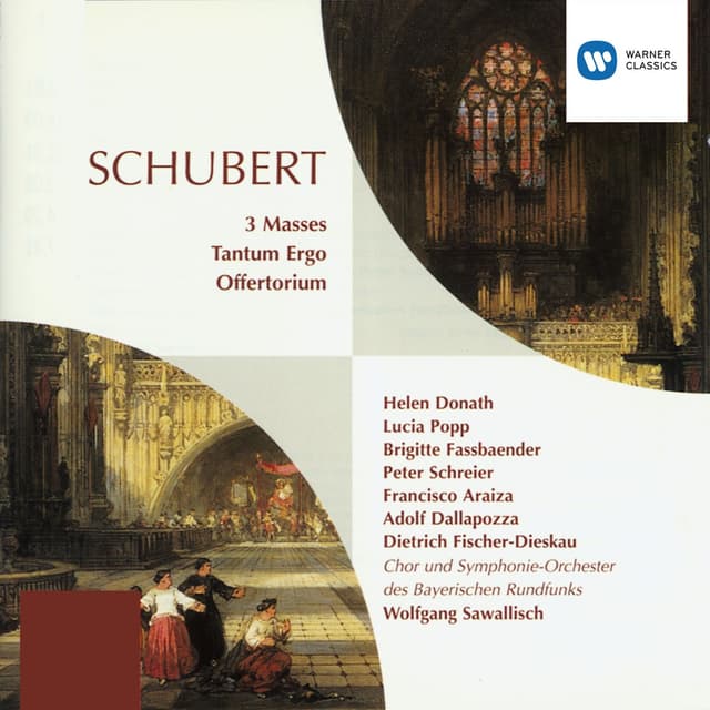 Album cover art for Schubert: 3 Masses, Etc. - Sawallisch