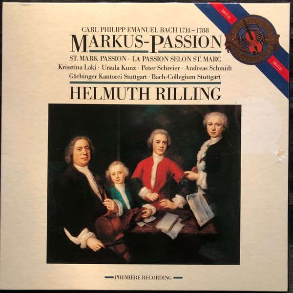 Album cover art for C.P.E. Bach: Markus-Passion