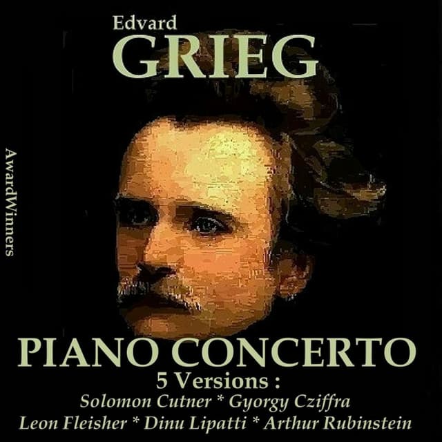 Album cover art for Grieg Vol. 1 - Piano Concerto