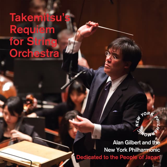 Album cover art for Takemitsu: Requiem For String Orchestra, Dedicated To The People Of Japan