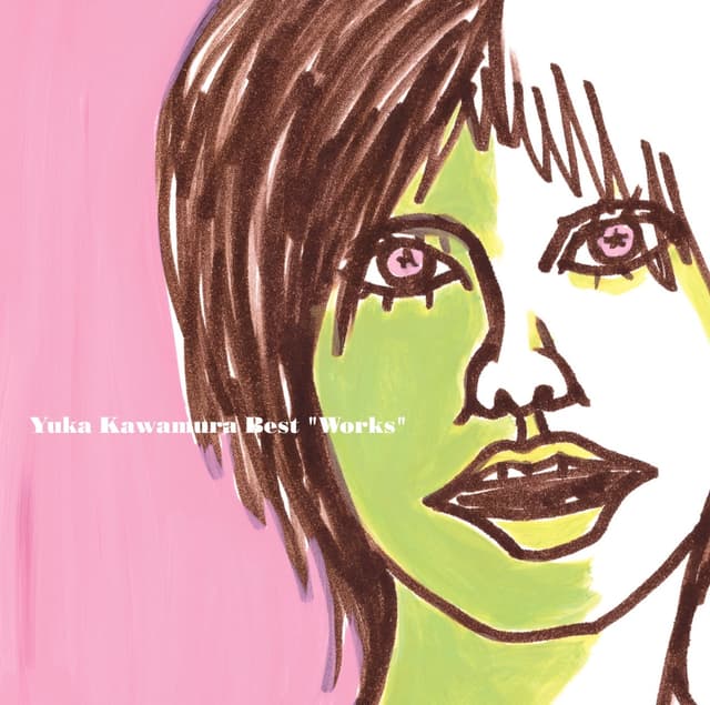 Album cover art for Yuka Kawamura Best"Works"