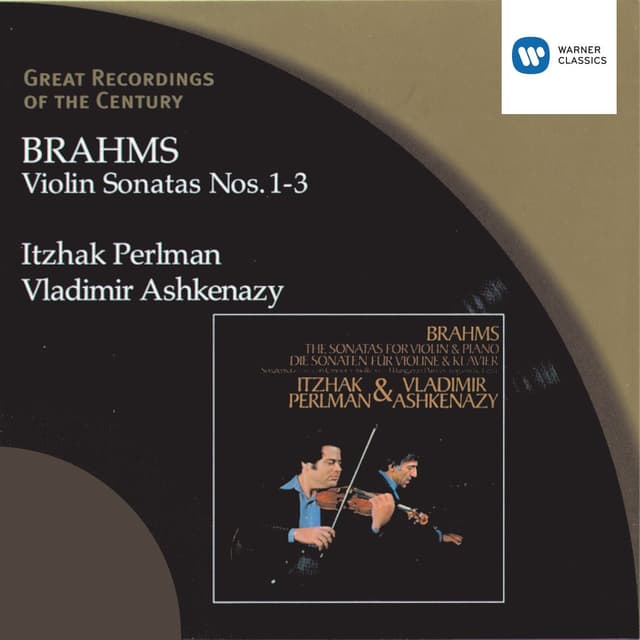 Album cover art for Brahms : The Sonatas for Violin & Piano