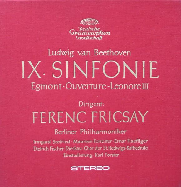 Album cover art for Beethoven: Symphony No. 9 - Egmont Overture