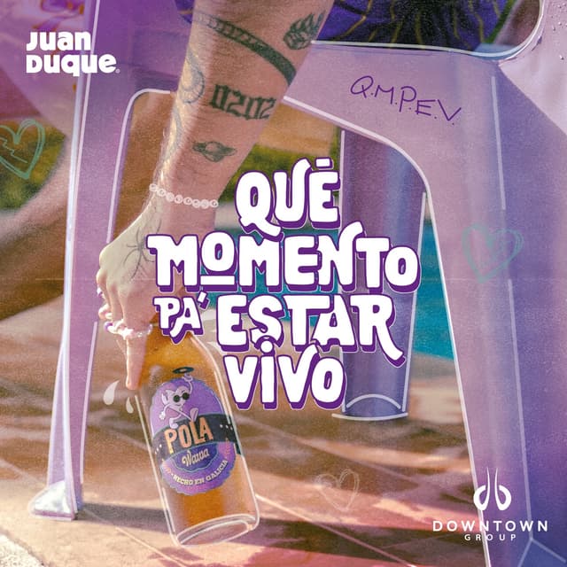 Album cover art for Qué Momento Pa' Estar Vivo