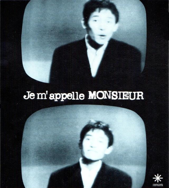 Album cover art for Je m'appelle MONSIEUR