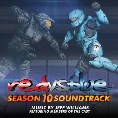 Album cover art for Red vs. Blue Season 10 Soundtrack [Série TV]