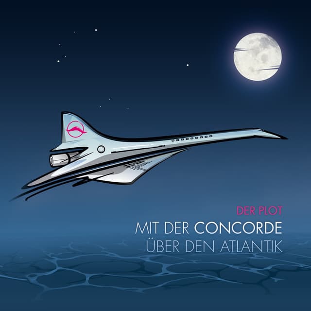 Album cover art for Mit Der Concorde Über Den Atlantik