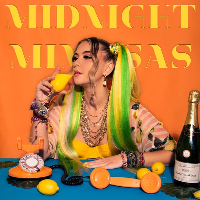 Album cover art for MIDNIGHT MIMOSAS