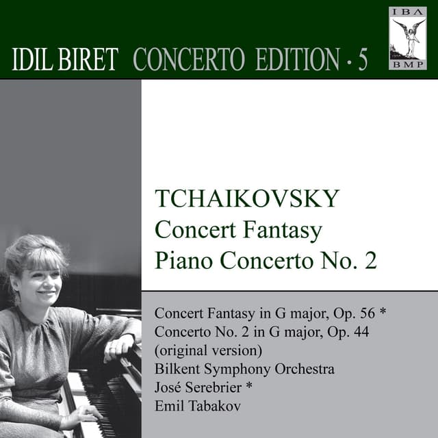 Album cover art for Tchaïkovski : Fantaisie De Concert - Concerto Pour Piano N°2 (concerto Edition - Volume 5)