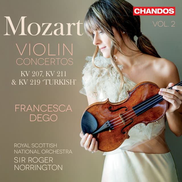 Album cover art for Mozart: Violin Concertos, Vol. 2