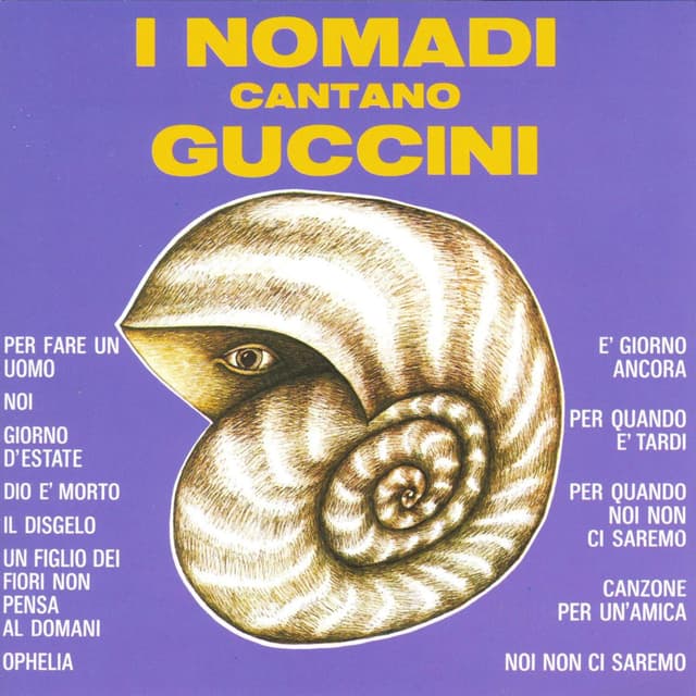 Album cover art for Cantano Guccini