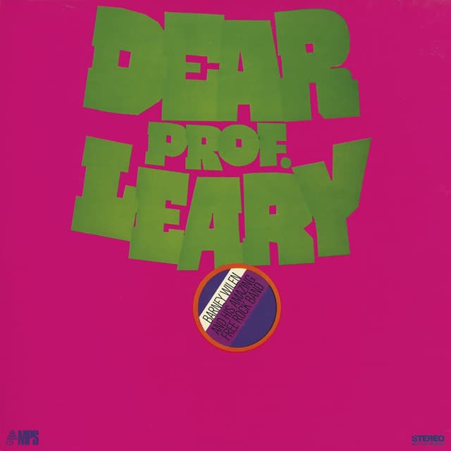 Album cover art for Dear Prof. Leary