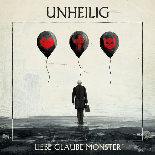 Album cover art for LIEBE GLAUBE MONSTER