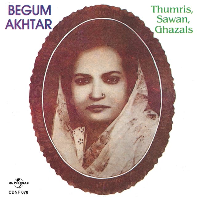 Album cover art for Thumris Sawan Ghazals