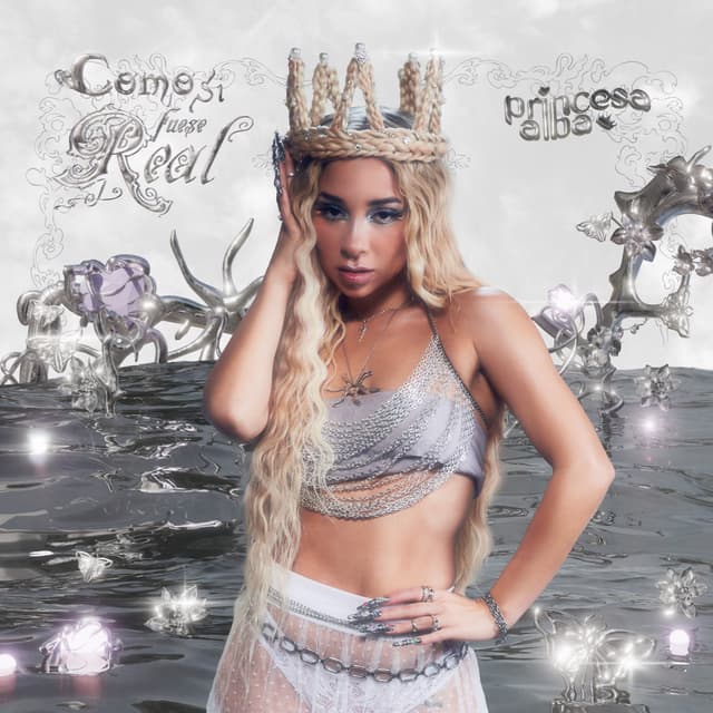 Album cover art for Como Si Fuese Real