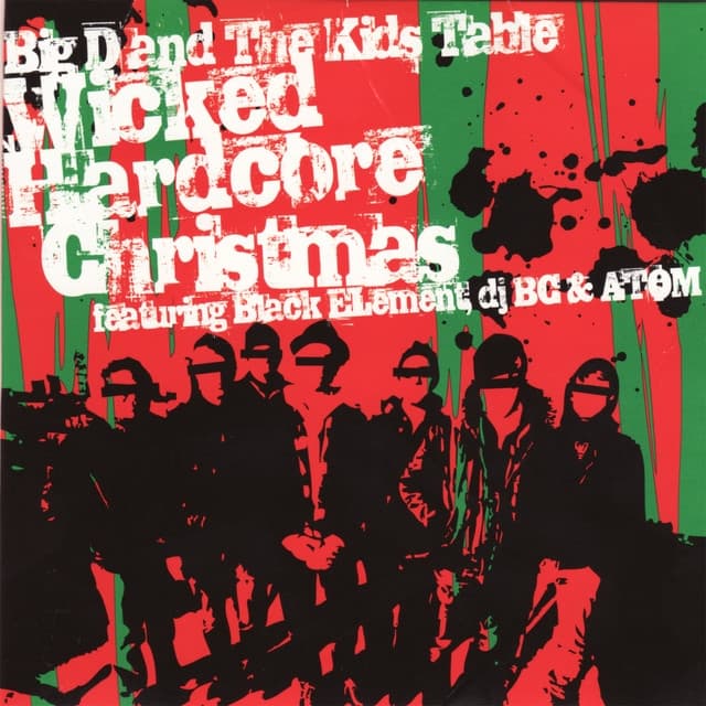 Album cover art for Wicked Hardcore Christmas