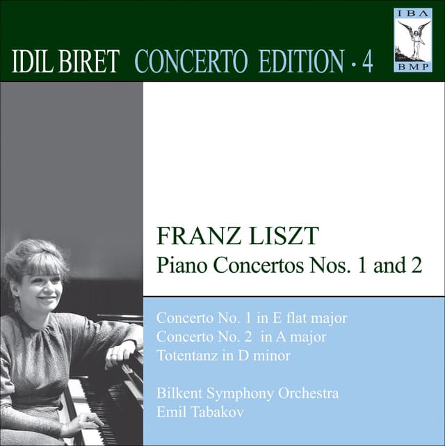Album cover art for Liszt : Concertos Pour Piano N°1 & 2 (concerto Edition - Volume 4)
