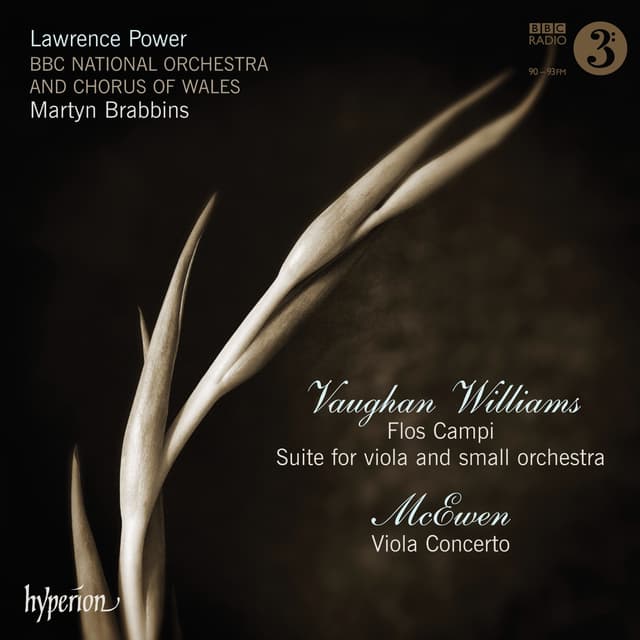 Album cover art for Vaughan Williams: Flos Campi & Suite - McEwen: Viola Concerto