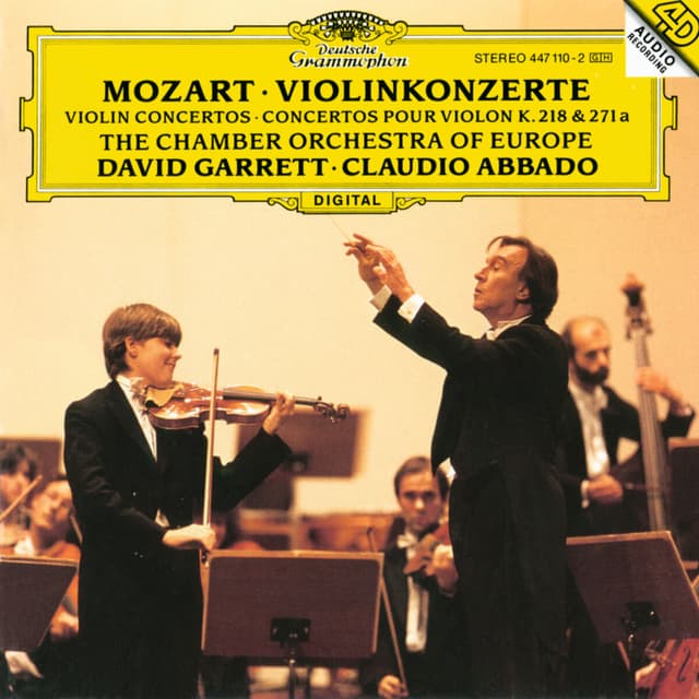 Album cover art for Mozart: Violinkonzerte
