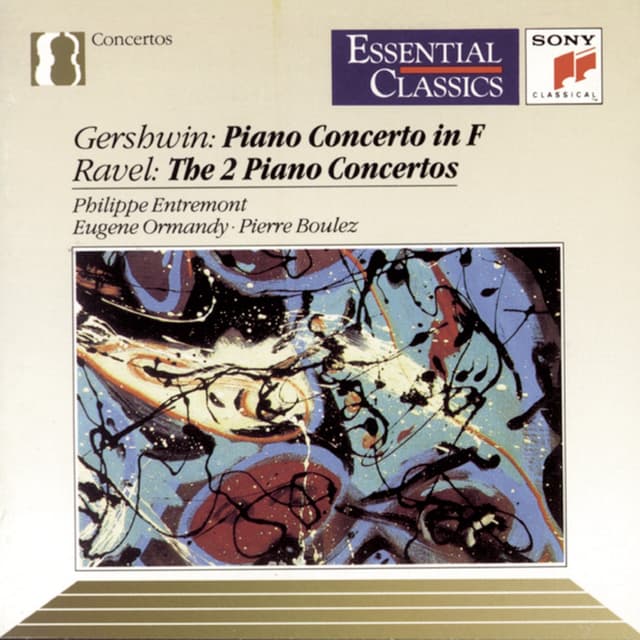 Album cover art for Gershwin: Concerto In F & Ravel: Piano Concertos