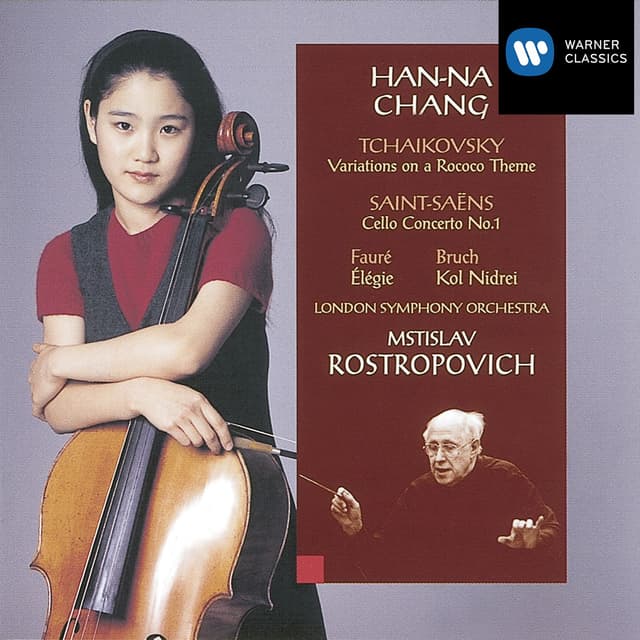Album cover art for Tchaikovsky - Saint-Saens - Faure - Bruch - Chang - Rostropovich
