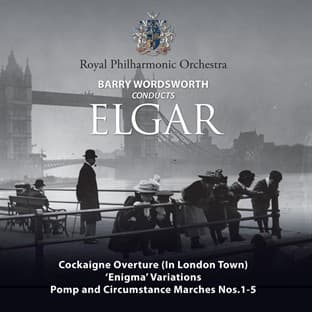 Album cover art for Conducts Elgar