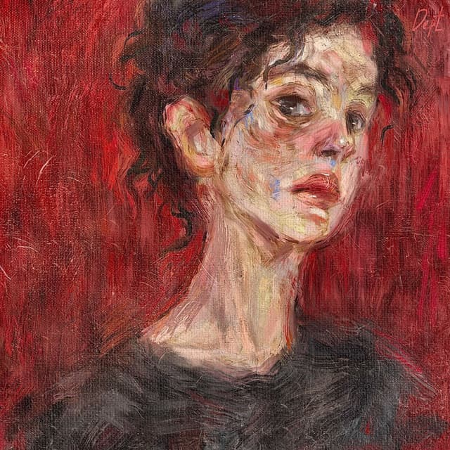 Album cover art for No Longer Human