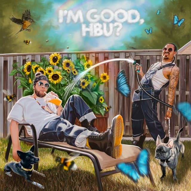 Album cover art for I'M GOOD, HBU?