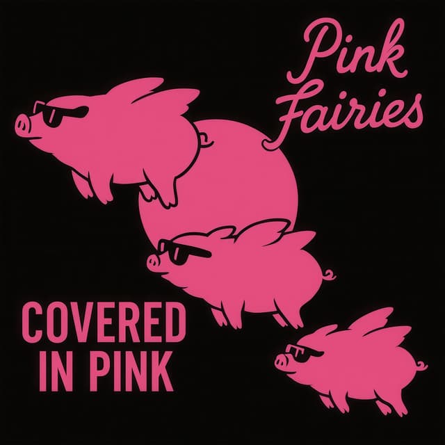 Album cover art for Covered in Pink