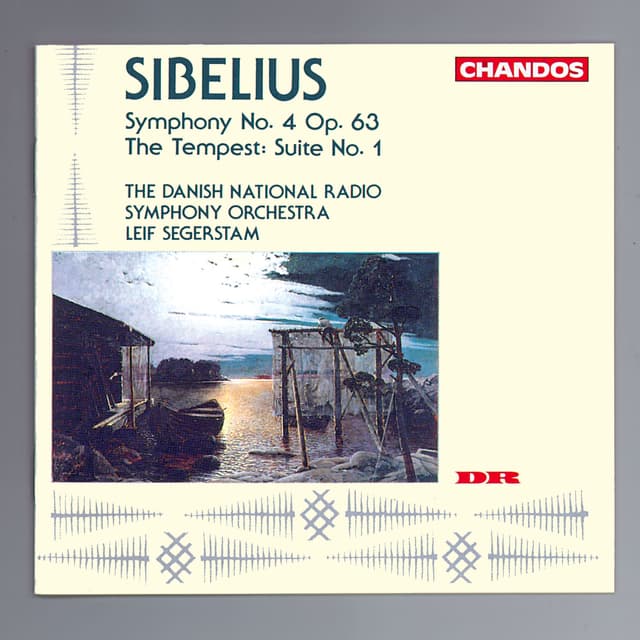 Album cover art for Sibelius: Symphony No. 4 & The Tempest Suite No. 1