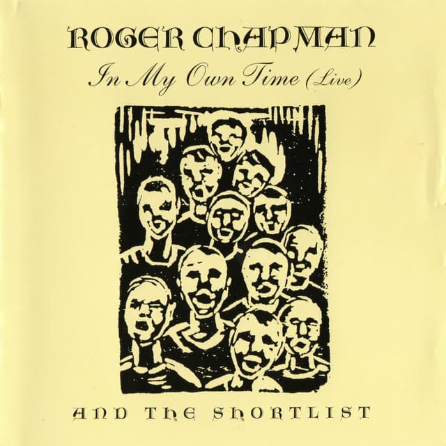 Album cover art for In My Own Time (live)