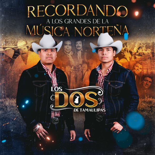 Album cover art for Recordando a los Grandes de la Música Norteña