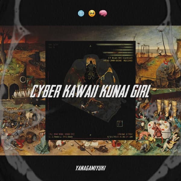 Album cover art for Cyber Kawaii Kunai Girl