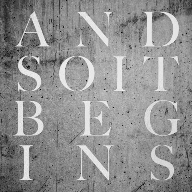 Album cover art for And so It Begins - Single