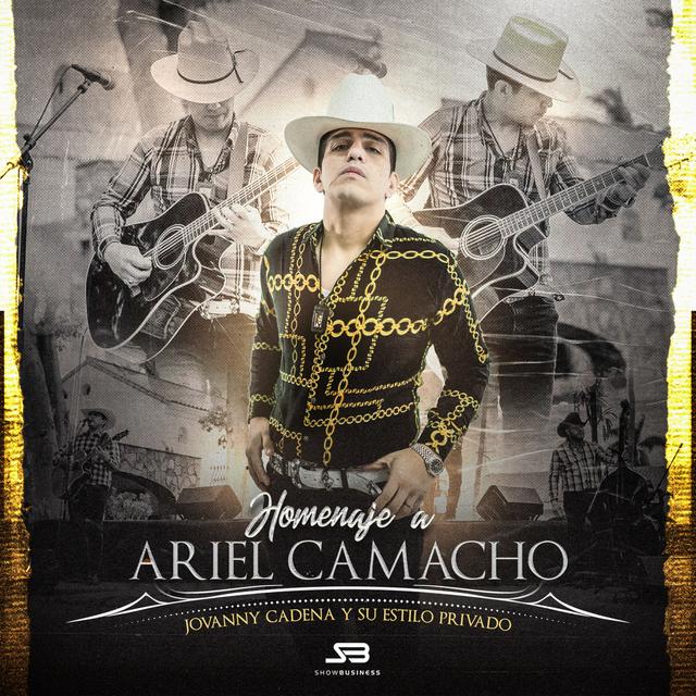 Album cover art for Homenaje a Ariel Camacho