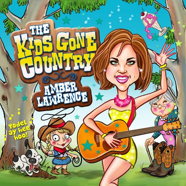 Album cover art for The Kids Gone Country