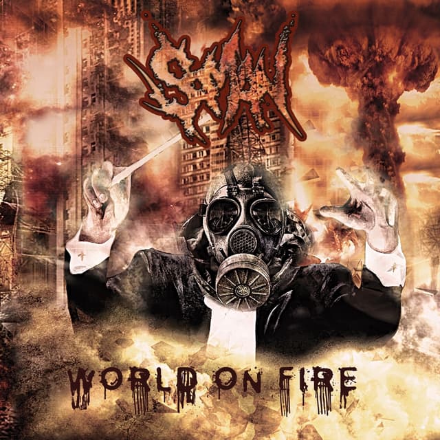 Album cover art for World on Fire
