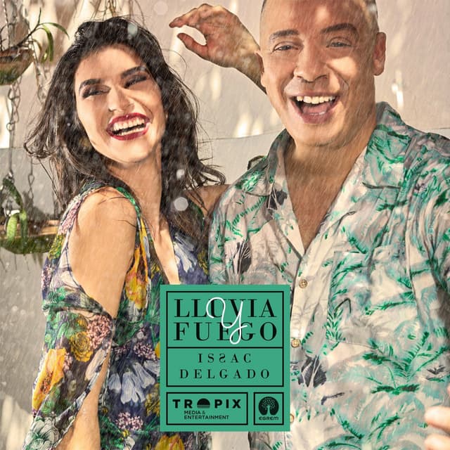 Album cover art for Lluvia y Fuego