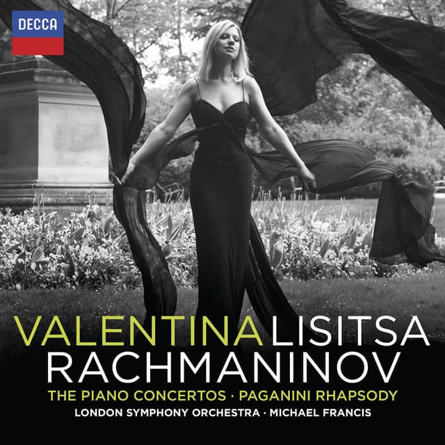 Album cover art for Rachmaninov: The Piano Concertos; Paganini Rhapsody
