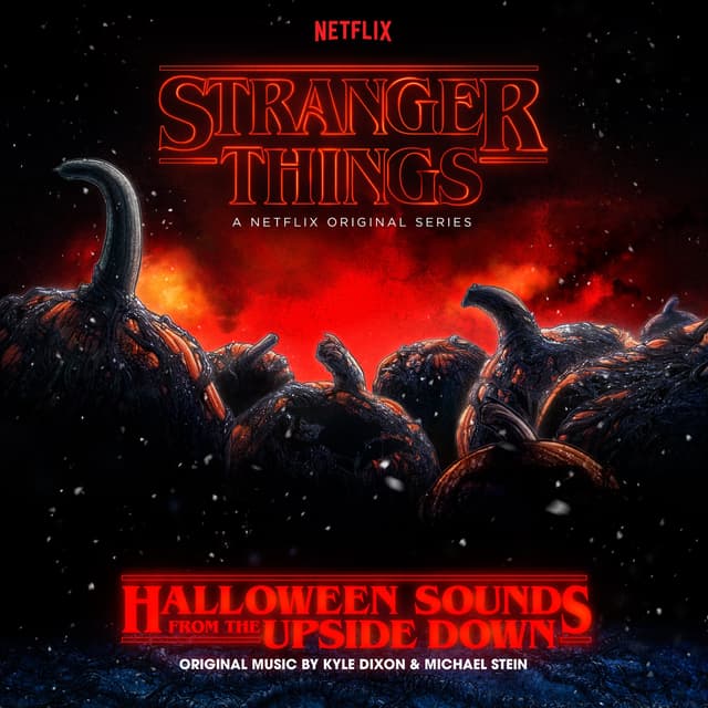 Album cover art for Stranger Things: Halloween Sounds from the Upside Down