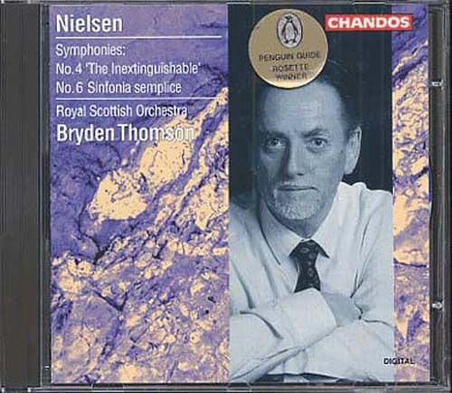 Album cover art for Symphonies: No.4 'The Inextinguishable', No.6 Sinfonia Semplice