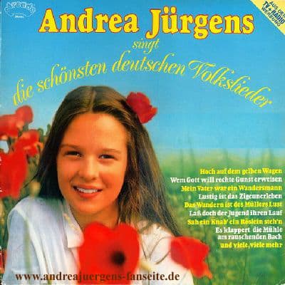Album cover art for Andrea Jürgens Singt Die Schönsten Deutschen Volkslieder