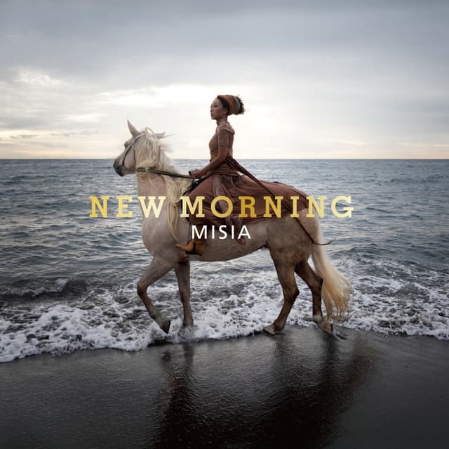 Album cover art for NEW MORNING
