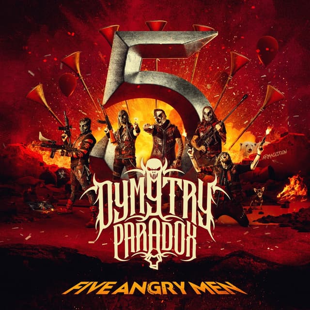 Album cover art for Five Angry Men