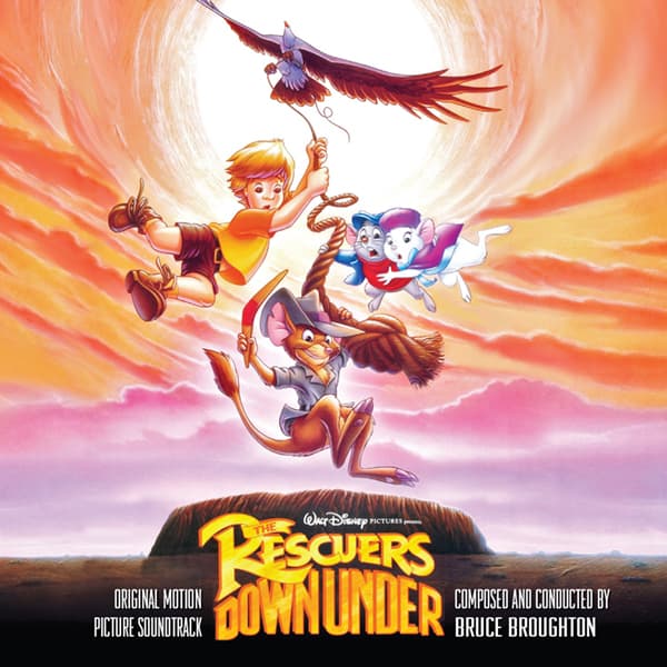 Album cover art for The Rescuers Down Under
