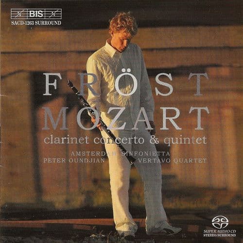 Album cover art for Mozart: Clarinet Concerto - Clarinet Quintet in A major