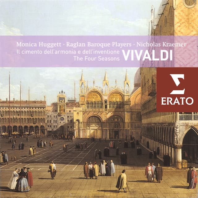 Album cover art for Vivaldi - Il Cimento Dell'armonia E Dell'inventione Monica Huggett, Raglan Baroque Players