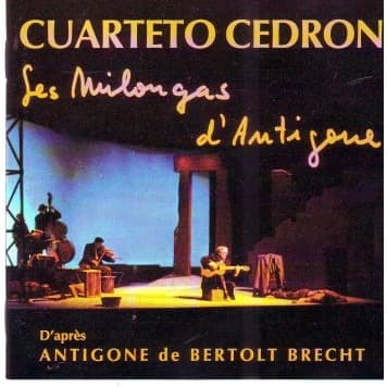 Album cover art for Milongas d’Antigone