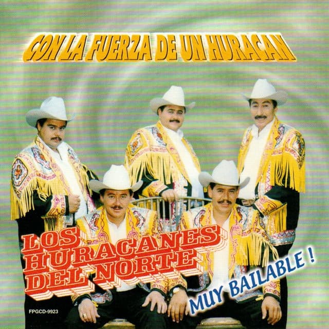 Album cover art for Con La Fuerza De Un Huracán, Muy Bailable !