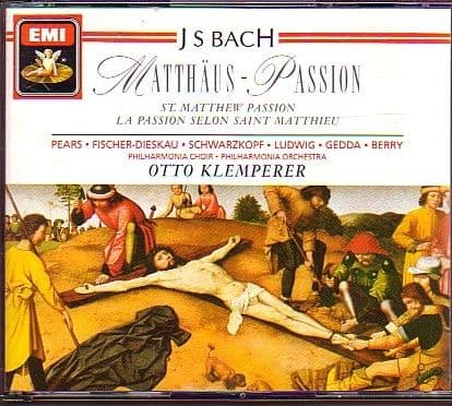 Album cover art for Bach: St. Matthew Passion